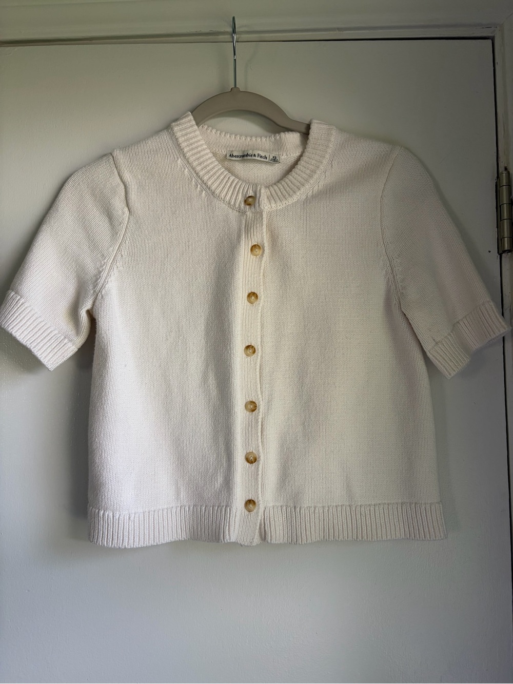 Abercrombie & Fitch Short Sleeve Cardigan